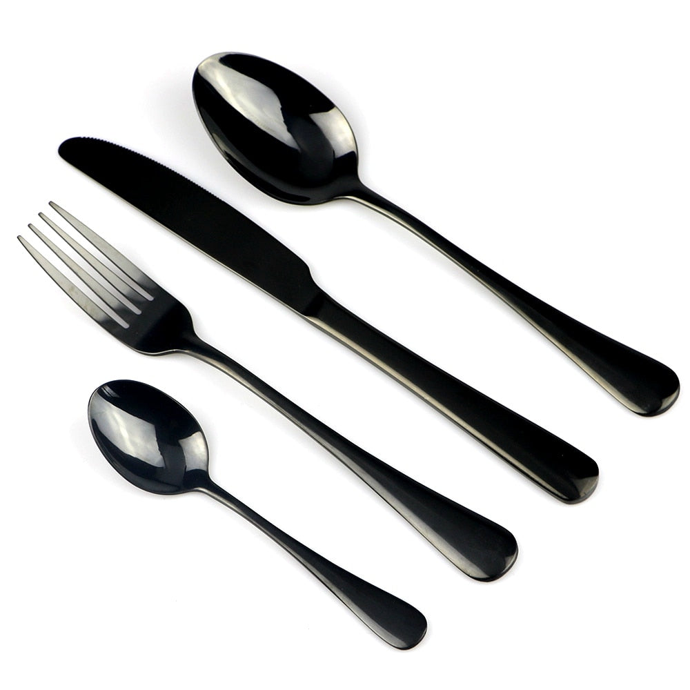 Elegant Cutlery - Black