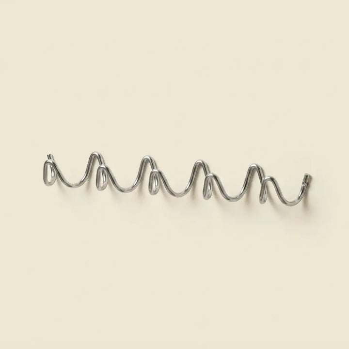 Wavy Iron Wall Coat Hooks