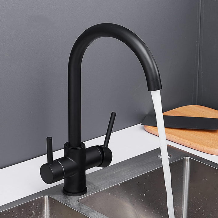 3-Way Filtered Brass Kitchen Faucet