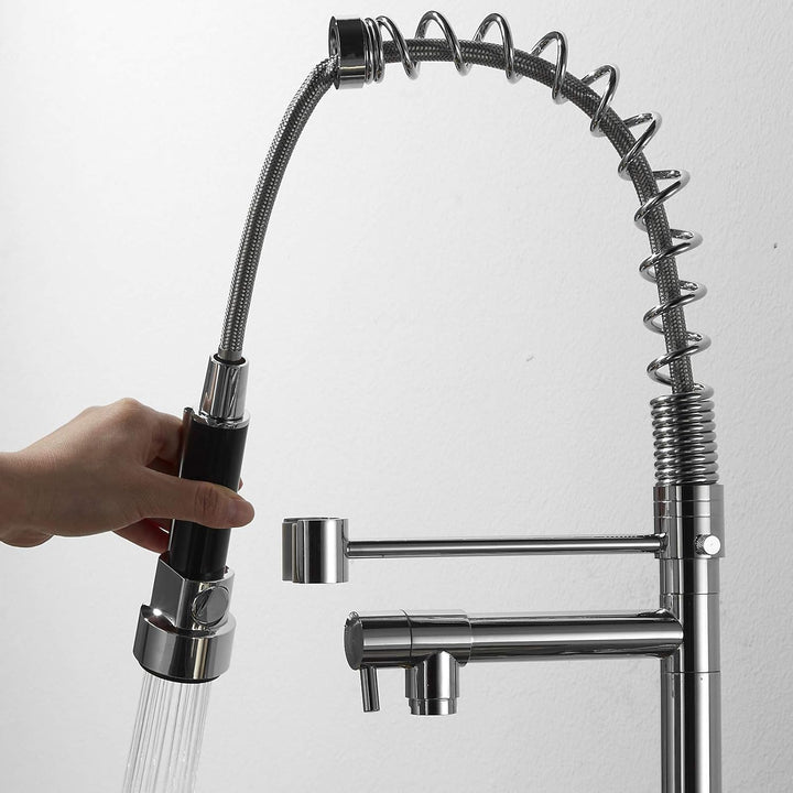 Commercial-Style Pull-Down Kitchen Faucet