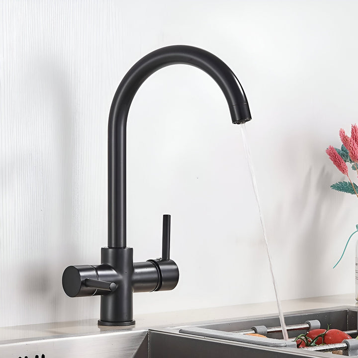 3-Way Filtered Brass Kitchen Faucet