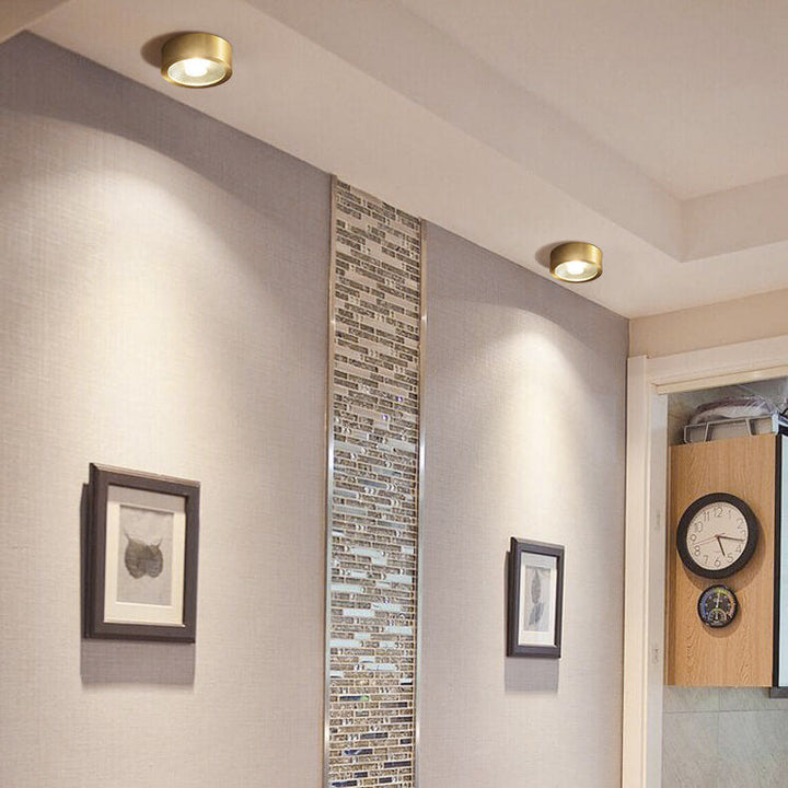 Slim Copper Ceiling Disc