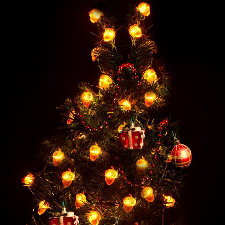 Acorn LED Light Strand - detail view