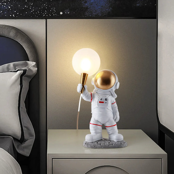 Astronaut Moon-Shade Accent Lamp wall-mounted style