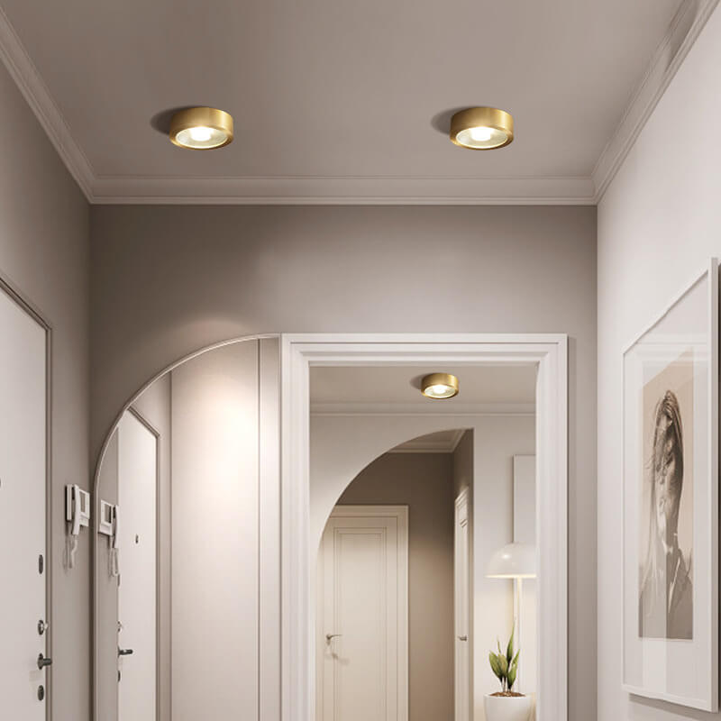 Slim Copper Ceiling Disc