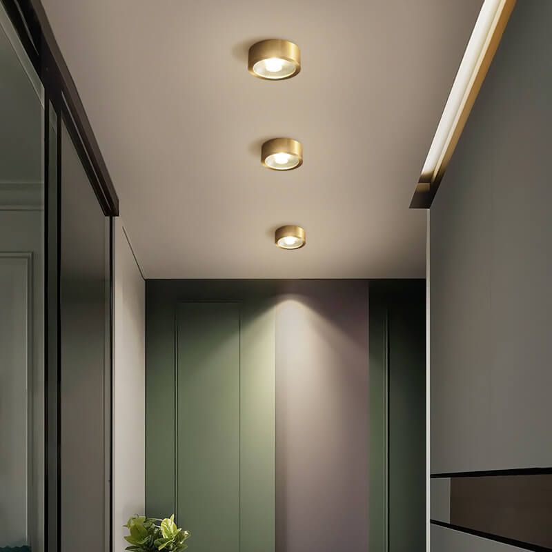 Slim Copper Ceiling Disc