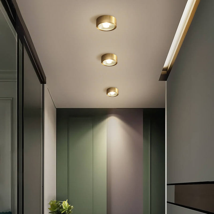 Slim Copper Ceiling Disc