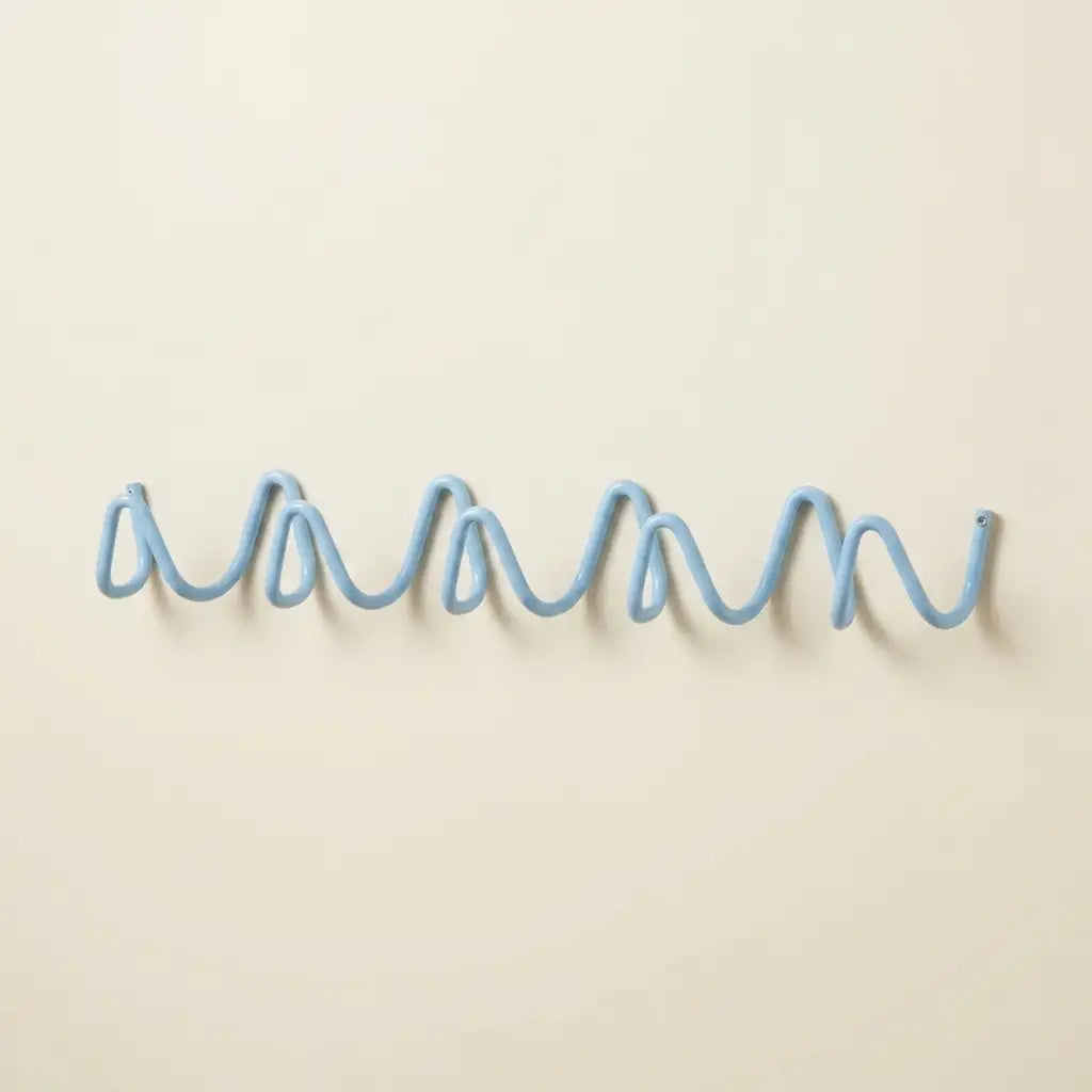 Wavy Iron Wall Coat Hooks