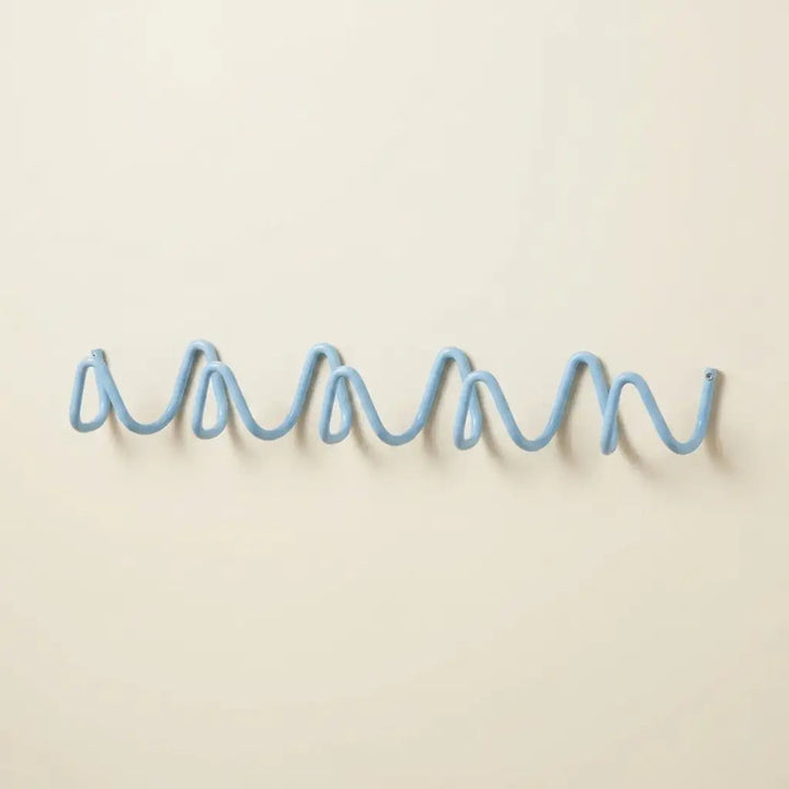 Wavy Iron Wall Coat Hooks