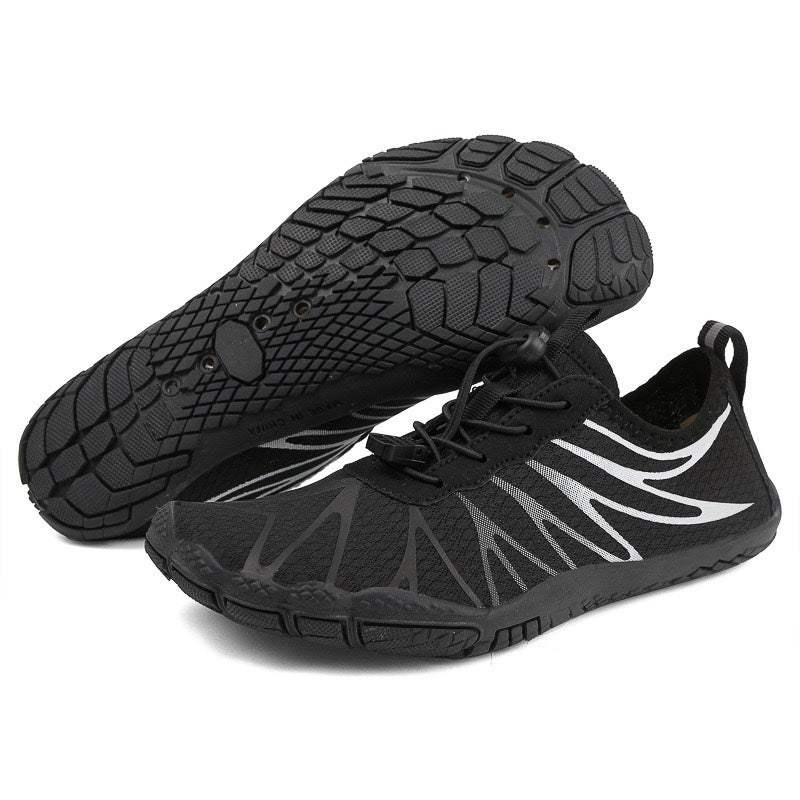 Black Barefoot Shoes front view