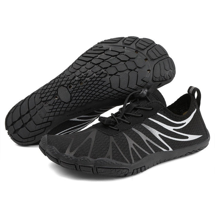 Black Barefoot Shoes front view