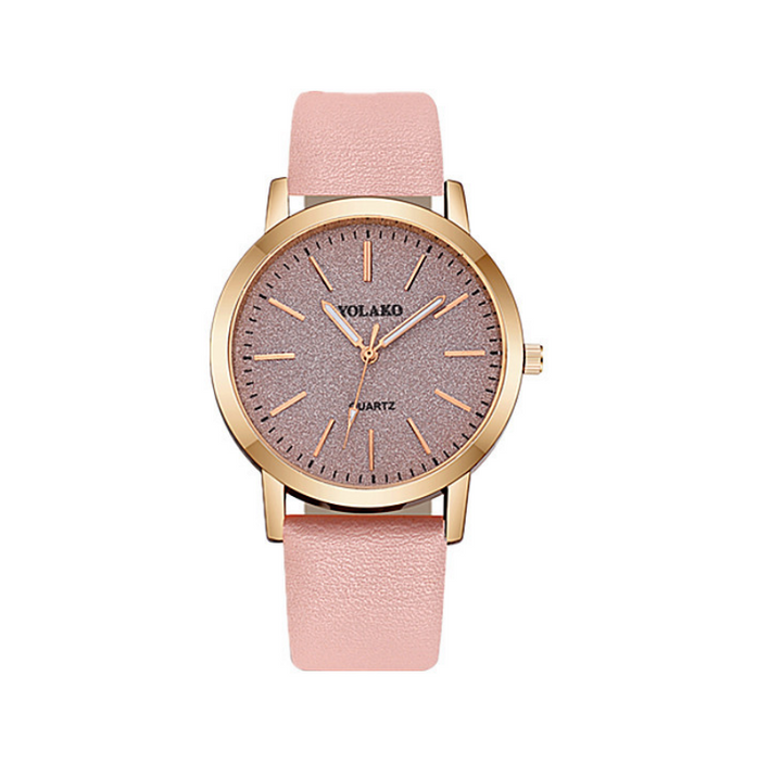 Glitter Chain Bracelet Watch dial detail