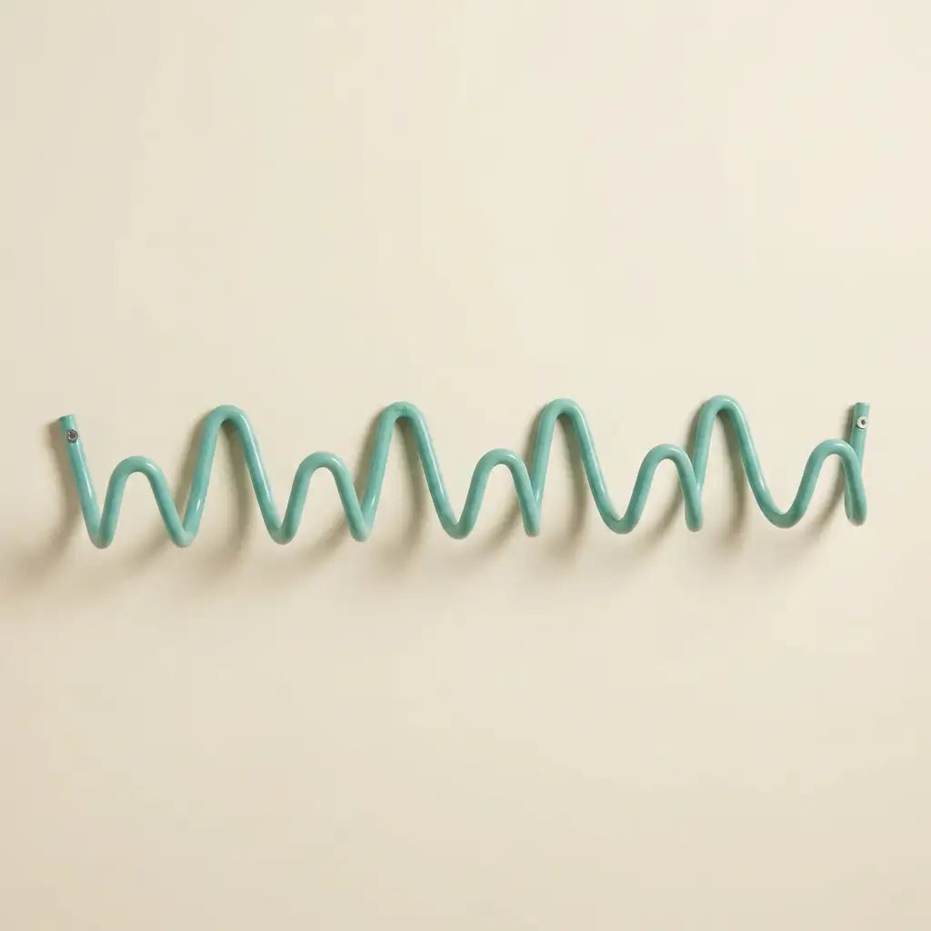 Wavy Iron Wall Coat Hooks