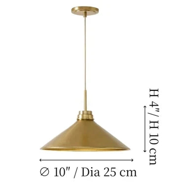 Farmhouse Cone Pendant Light