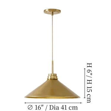 Farmhouse Cone Pendant Light