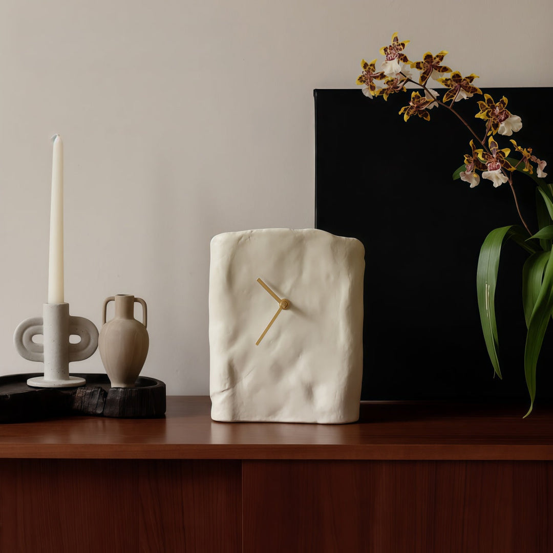 Wabi-Sabi Resin Desk Clock product photo