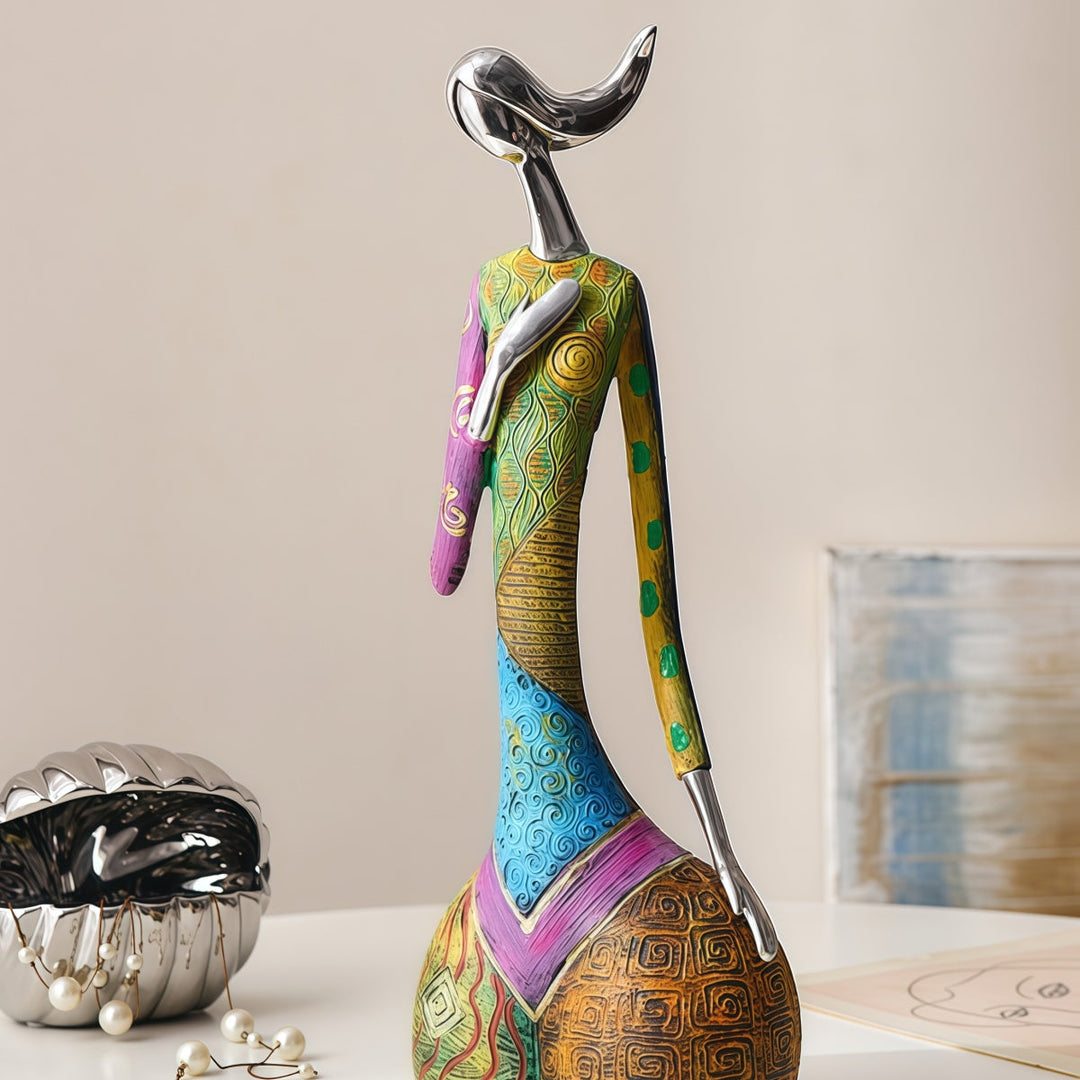 Resin Abstract Figure Sculpture alternate pose