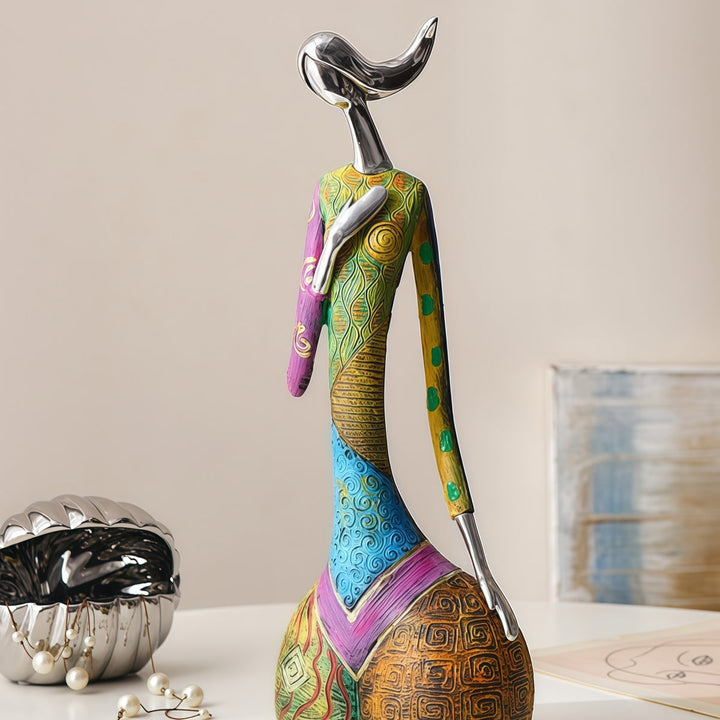 Resin Abstract Figure Sculpture alternate pose