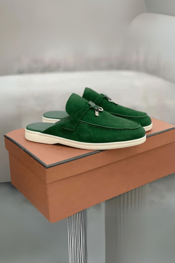 Cushioned Slip-On Loafers insole detail