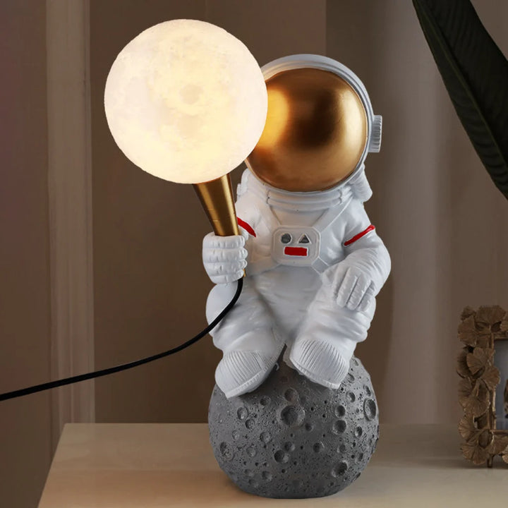 Astronaut Moon-Shade Accent Lamp front view