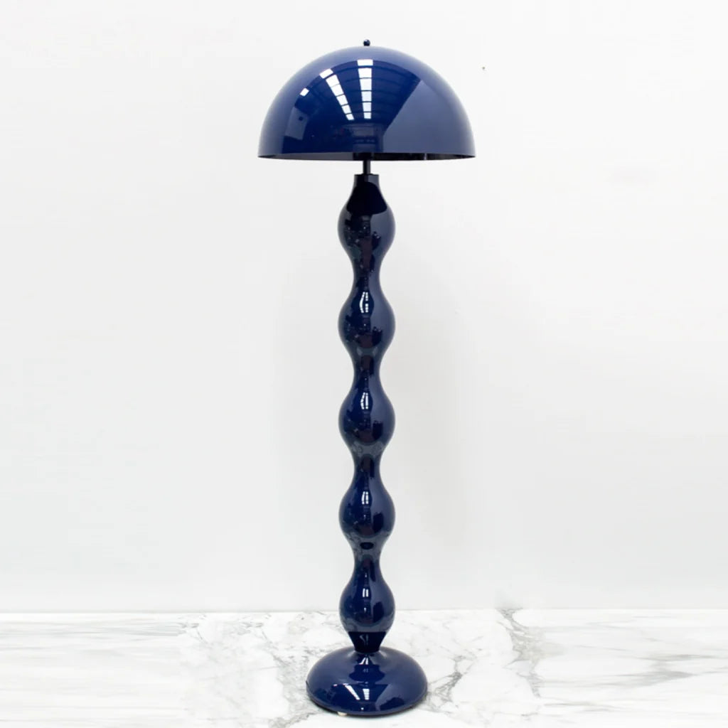 Wavy Resin Dome Floor Lamp colorway detail