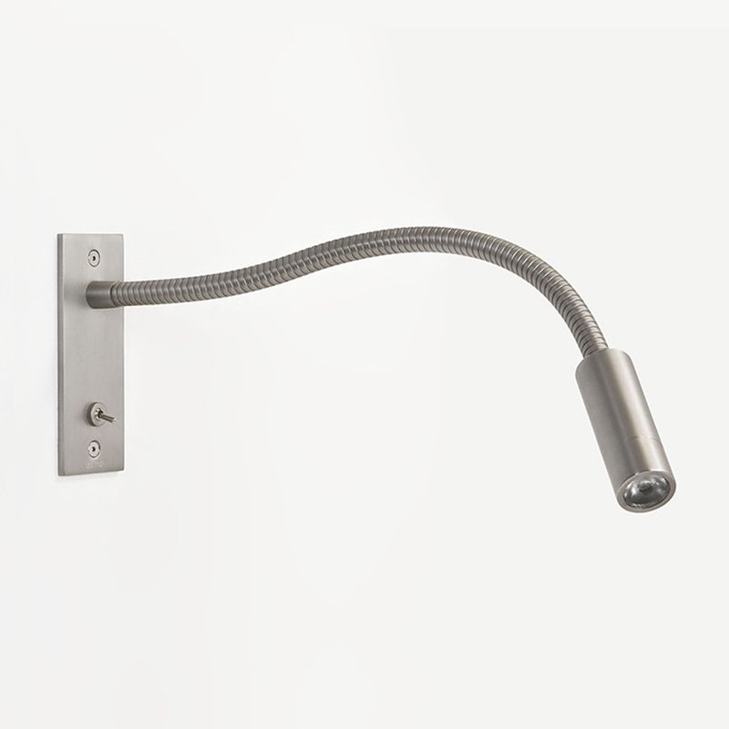 Gooseneck LED Wall Reading Lamp mounted view