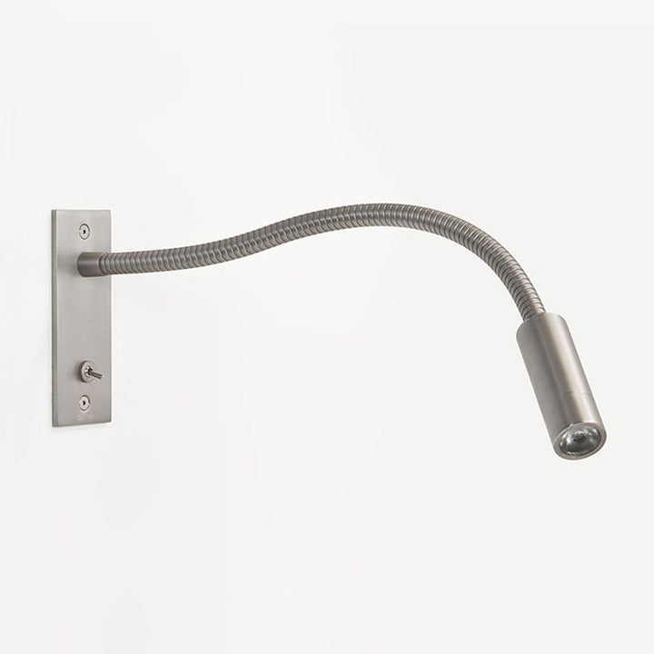 Gooseneck LED Wall Reading Lamp mounted view