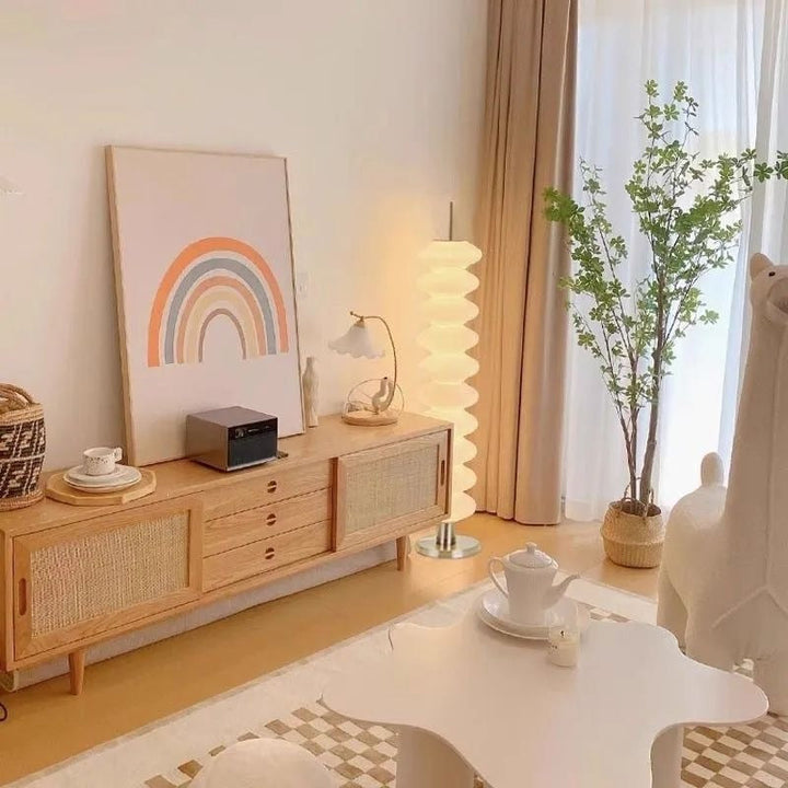 Tiered Acrylic Floor Lamp