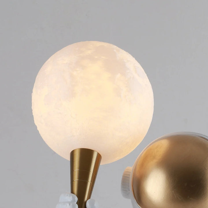 Astronaut Moon-Shade Accent Lamp