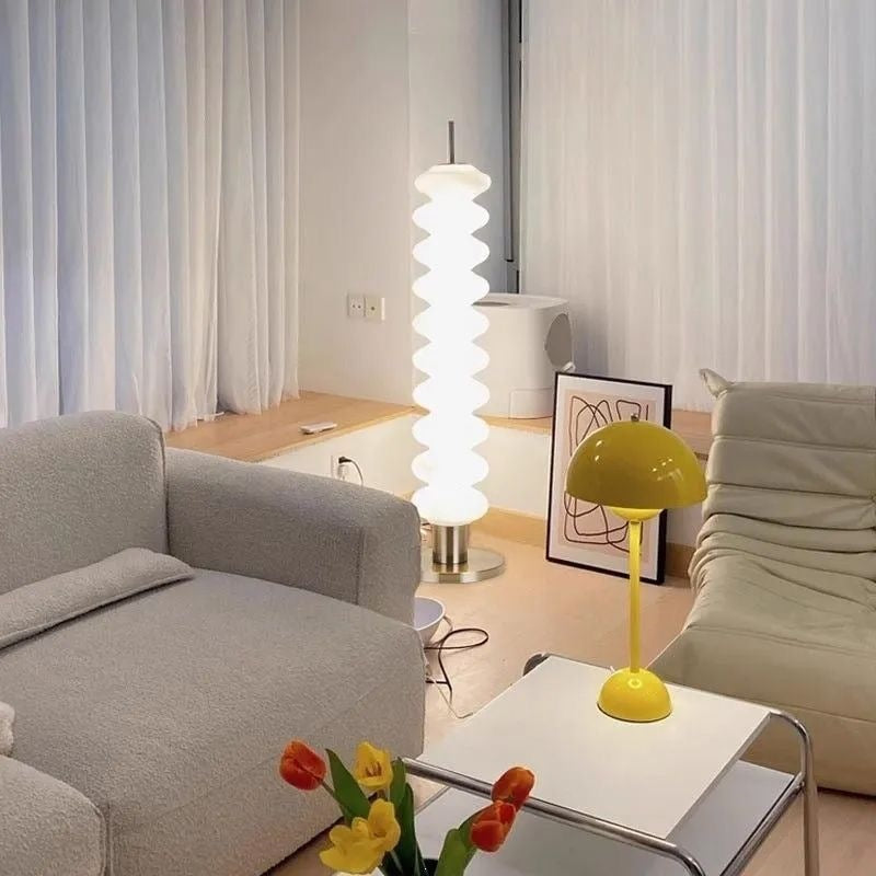 Tiered Acrylic Floor Lamp