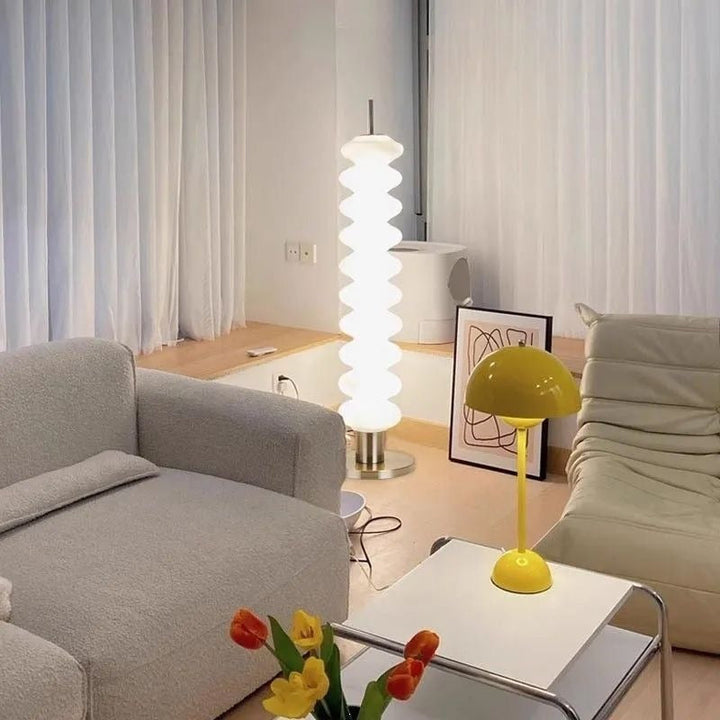 Tiered Acrylic Floor Lamp