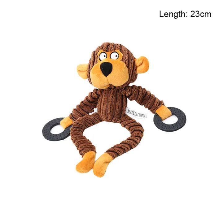 Velvet Plush Squeaker Chew Toy