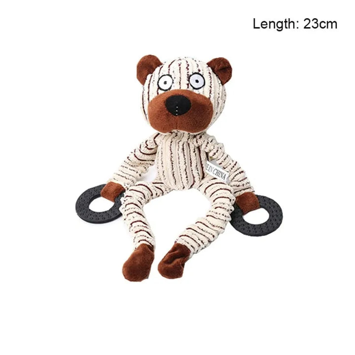 Velvet Plush Squeaker Chew Toy