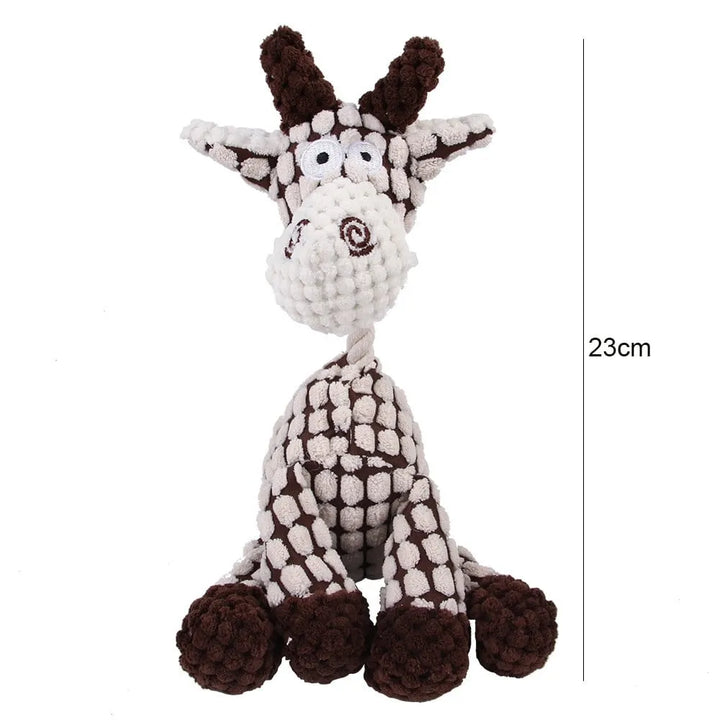 Velvet Plush Squeaker Chew Toy