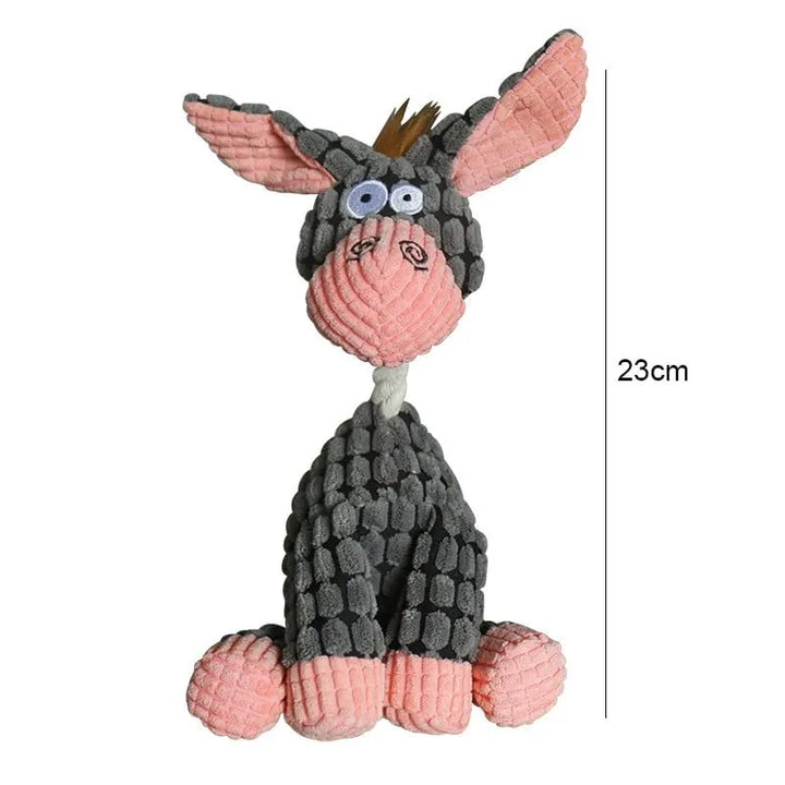 Velvet Plush Squeaker Chew Toy