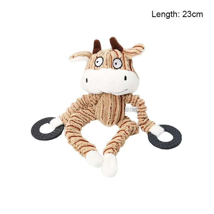 Velvet Plush Squeaker Chew Toy