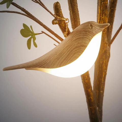 Relaxing Bird LED Lamp: One-Touch Color Changing, Portable Aroma Diffuser