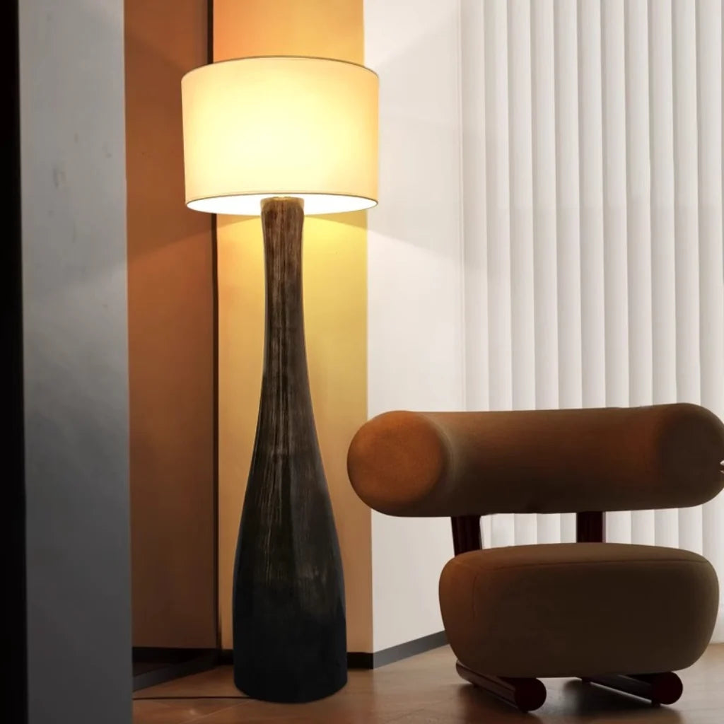 Sculptural Resin Mushroom Lamp side view