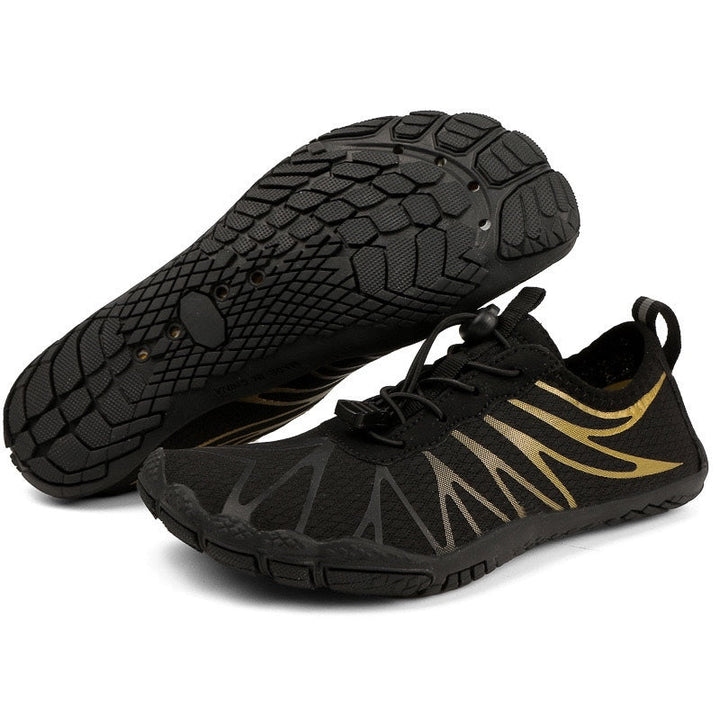 Black Barefoot Shoes side view