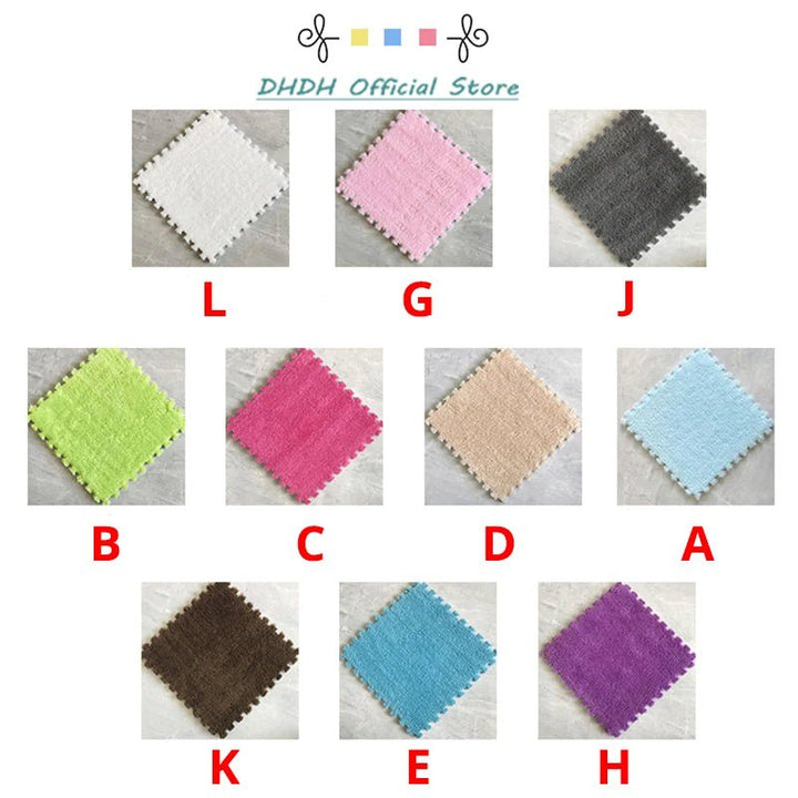 Plush Foam Play Mat Set