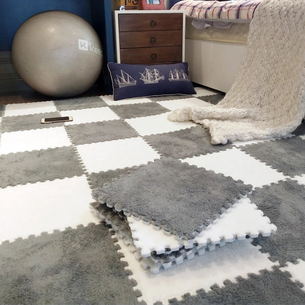 Plush Foam Play Mat Set