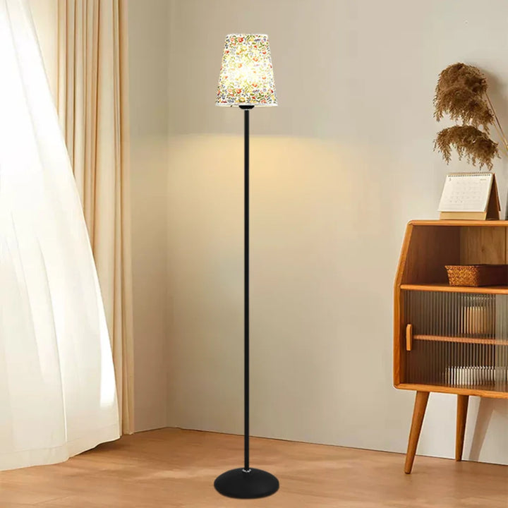 Slim Fabric Shade Floor Lamp front view