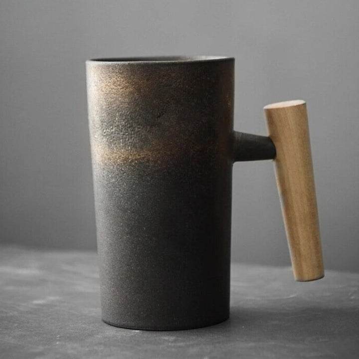 Nordic Ceramic Earth-Tone Mug