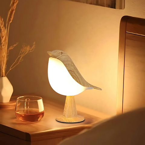 Relaxing Bird LED Lamp: One-Touch Color Changing, Portable Aroma Diffuser