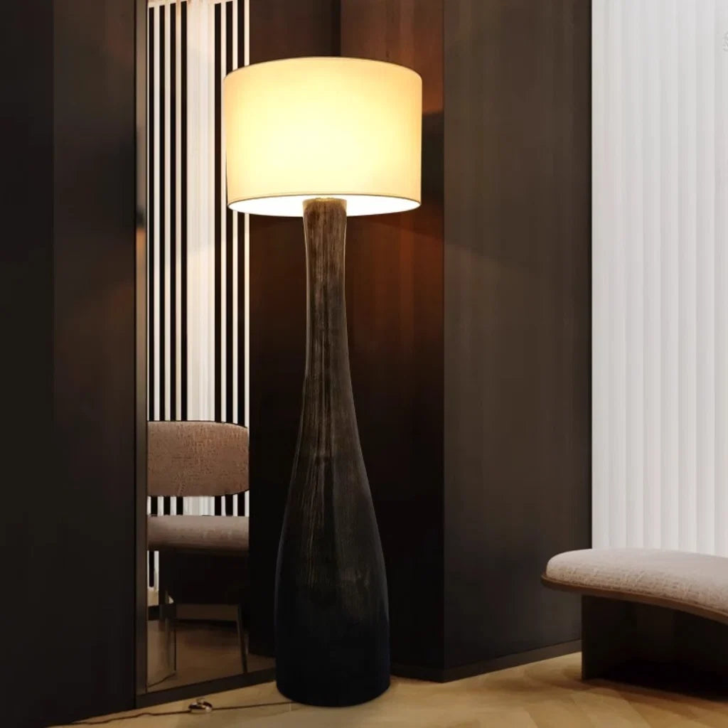 Sculptural Resin Mushroom Lamp detail view