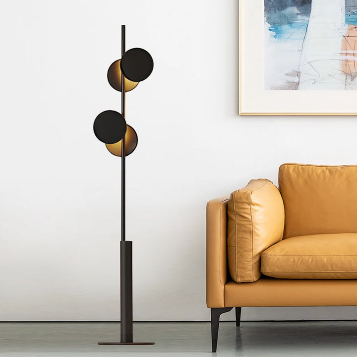 Modern Disc Accent Floor Lamp detail view