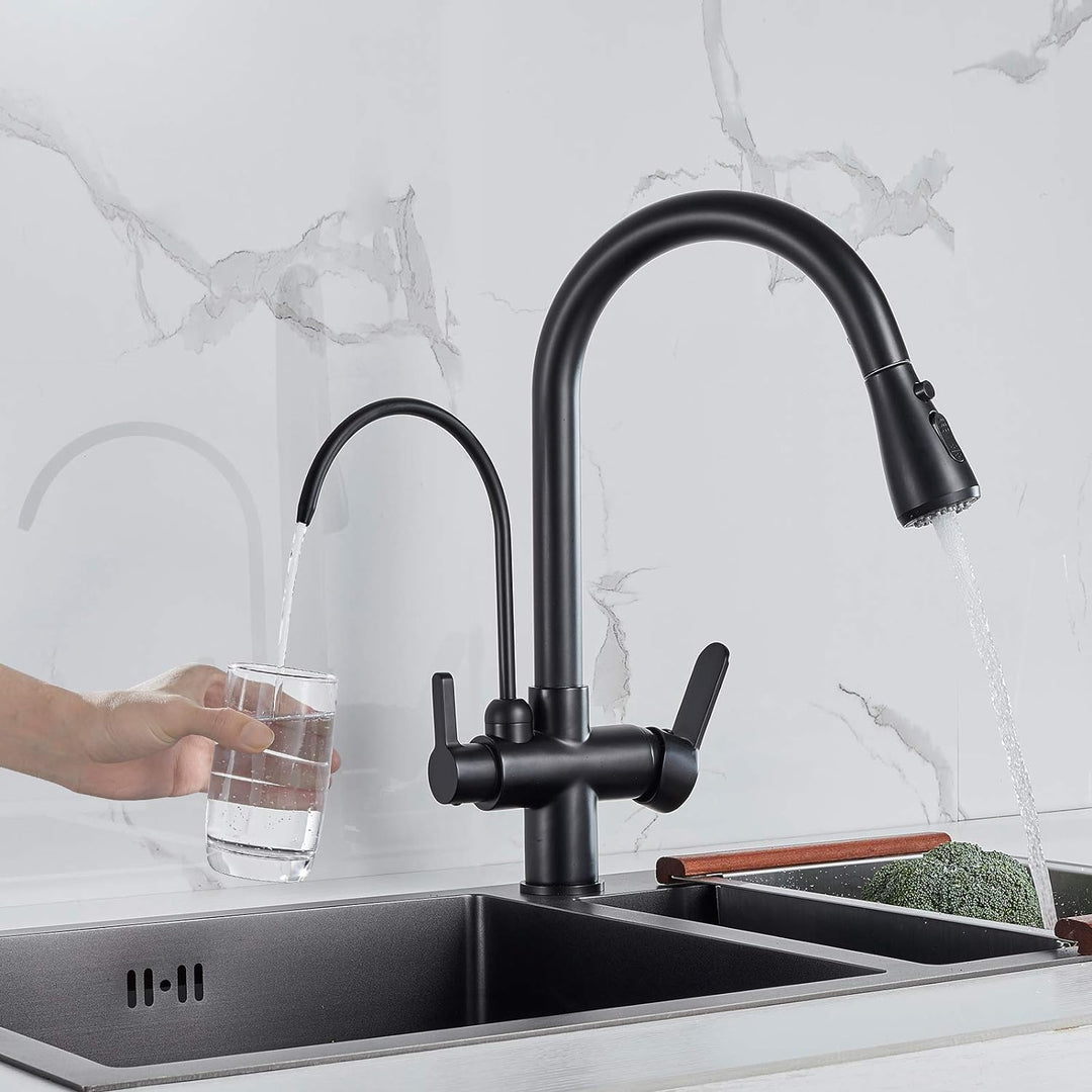 3-Way Filtered Kitchen Faucet side view