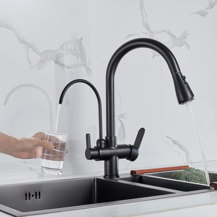 3-Way Filtered Kitchen Faucet side view