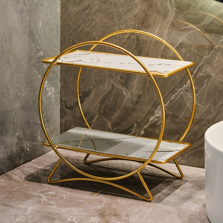 Cat Ear Metal Bathroom Organizer front view