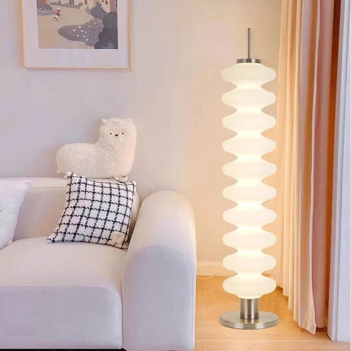 Tiered Acrylic Floor Lamp remote control detail